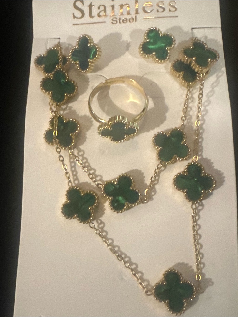LSJ Green Clover 4 Piece Set